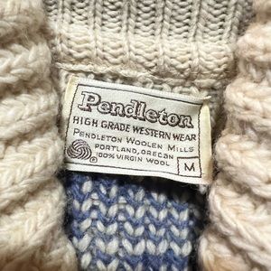 Vintage Pendleton Wool Zip Sweater